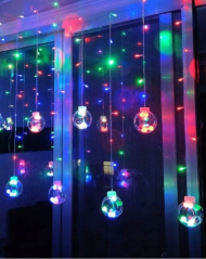 Vianočná svetelná reťaz 108 LED Vianočná Guľa - 5m