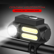 Dobíjací COB LED svetlomet NF-611 USB