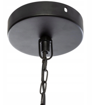 Závesná lampa Atmosphera Créateur BOHO STYLE, 59 cm, čierna