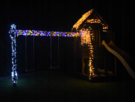 Vianočné osvetlenie vonkajšie / vnútorné 10 m - 100 LED farebné L11361