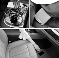 Multifunkčný organizér medzi sedadlá Car Luxury - 2ks