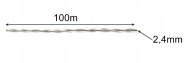 Vystužená struna na krovinorez Bigstren 2,4 mm x 100 m