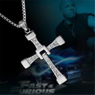 Strieborná retiazka na krk s krížikom - Dominic Toretto - Rýchlo a zbesilo