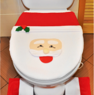Vianočný poťah na toaletu Santa Claus