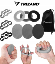 Set pomůcek na cvičení rukou / zápěstí Trizand 9ks