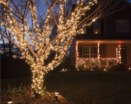 Vonkajšie/vnútorné vianočné osvetlenie - 100 LED diód - teplá biela, 8 režimov, 8 m