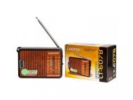 Prenosné bezdrôtové rádio LEOTEC LT-607B FM, AM - imitácia dreva