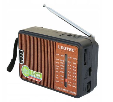 Prenosné bezdrôtové rádio LEOTEC LT-607B FM,…