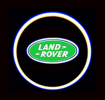 LED projektor logá značky automobilky - 2 ks (Land Rover)