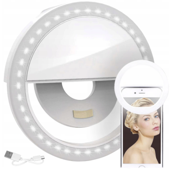 Kruhová lampa pre telefón 28 LED, selfie LED…